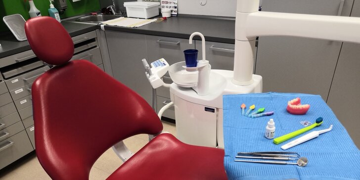 Bezbolestné ordinační bělení zubů a dentální hygiena pro děti i dospělé