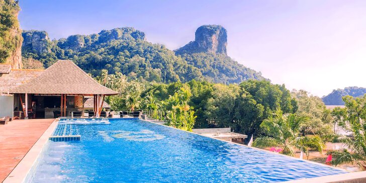 7-14 nocí v exotickém resortu v Thajsku, 2 bazény, 200 m od pláže na ostrově Krabi