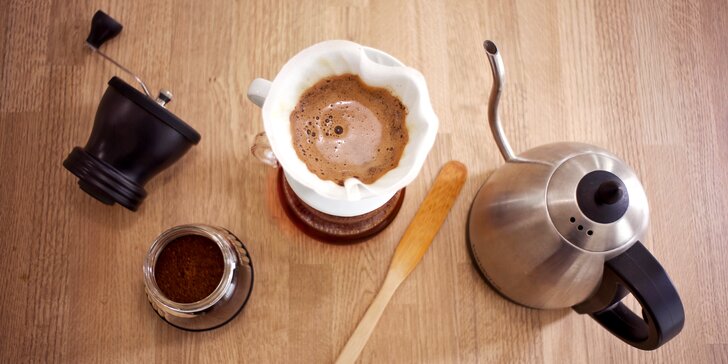 Kurzy domácí přípravy kávy alternativními metodami či v podobě espressa