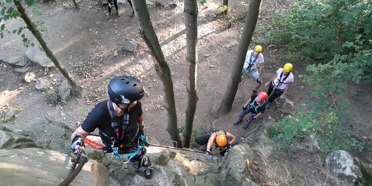 Zážitkový kurz Via ferrata lezení vč. instruktáže na břehu řeky Lužnice