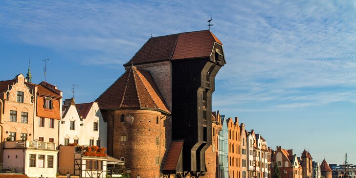 Pobyt v Gdaňsku na břehu řeky: vybavený apartmán se snídaní či polopenzí a wellness