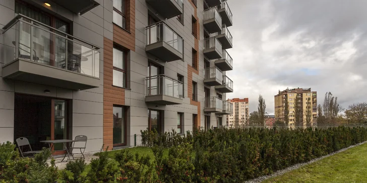 Pobyt v Gdaňsku na břehu řeky: vybavený apartmán se snídaní a wellness