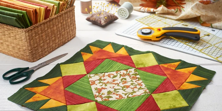 Ušijte si vlastní tašku i polštář: 1 či 2denní kurz patchwork pro zažátečníky