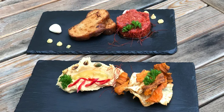 4chodové menu plné dobrot pro dva: dýňová polévka, kuřecí supreme i čokoládový fondant