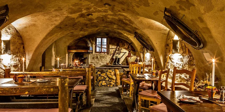 Pobyt v historickém penzionu v srdci Českého Krumlova: snídaně a 10% sleva do restaurace