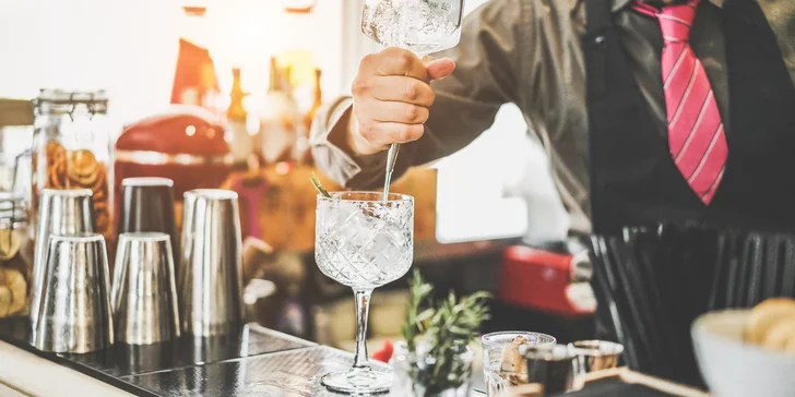 Ginové opojení: degustace čtyř druhů až pro dva vč. drobného občerstvení