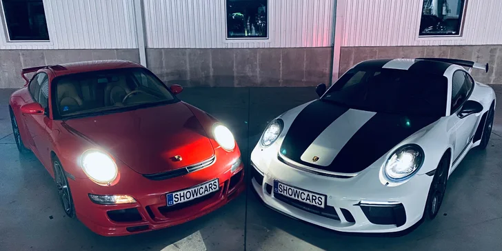 Večerní jízda ve dvou nabušených supersportech pro jednoho