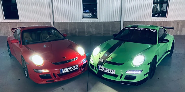 Večerní jízda ve dvou nabušených supersportech pro jednoho