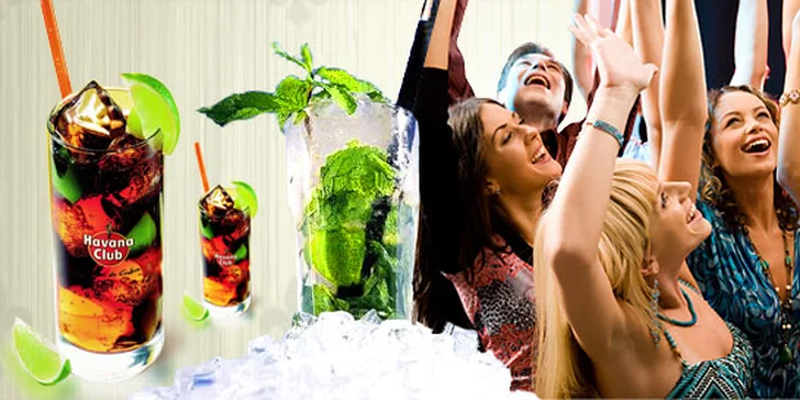 99 Kč za DVA drinky v luxusním klubu M1 v centru Prahy. Na výběr Mojito a Cuba Libre se slevou 70 %!