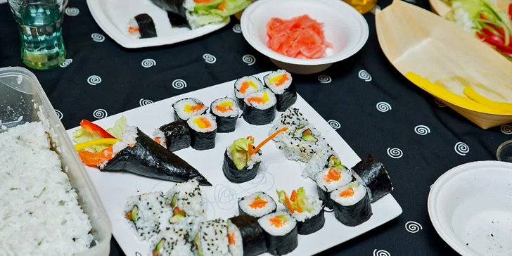 Kurz přípravy sushi v Praze: teorie, praxe, degustace i sushi na doma