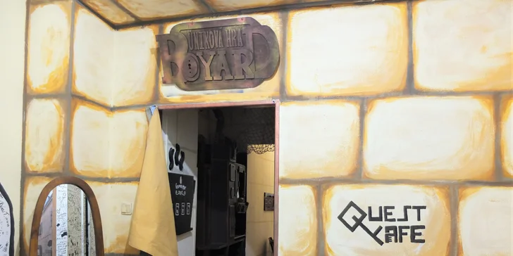 Úniková hra Pevnost Boyard a posezení v kavárně s hlavolamy