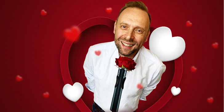 Vstupenky na stand-up Miloše Knora: Valentine show aneb láska je k***a