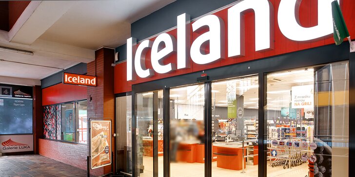 20% sleva na celý nákup v britském supermarketu Iceland v Praze a Pardubicích