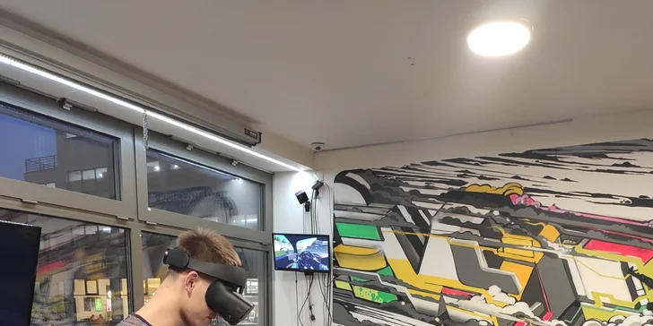 Vstupte do virtuální reality: 60 až 120 minut hry pro 1 nebo 2 hráče