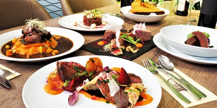 4chodové menu v restauraci oceněné nejvyšším počtem hvězd od Pohlreicha