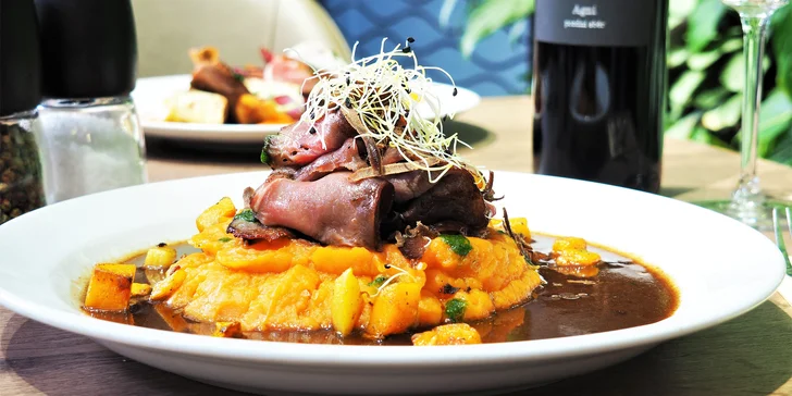 4chodové menu v restauraci oceněné nejvyšším počtem hvězd od Pohlreicha