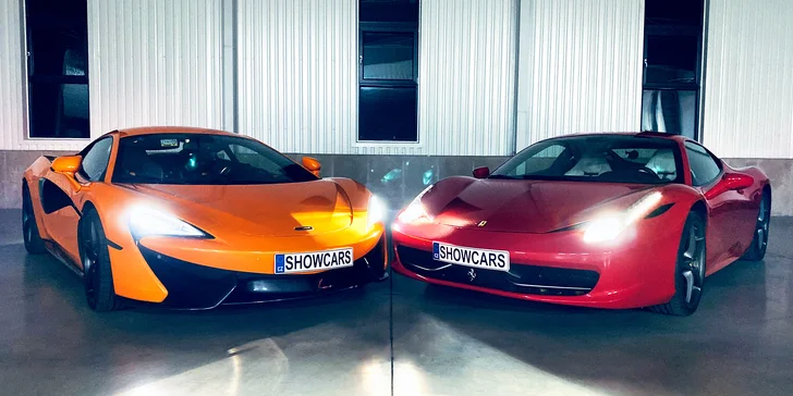 Večerní jízda v Lamborghini, Ferrari, Mustangu, Nissanu GTR, Porsche nebo Subaru