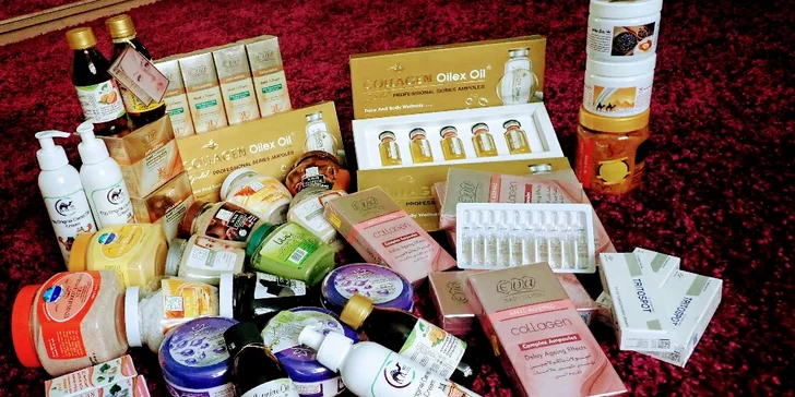 Omlazující ošetření egyptskou kosmetikou Gold Collagen
