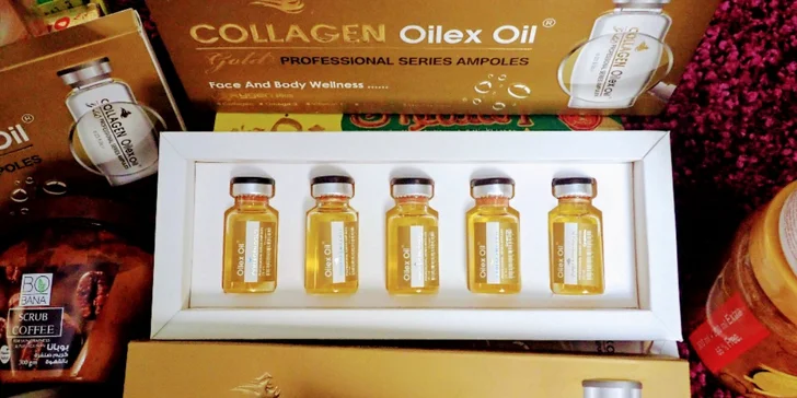 Omlazující ošetření egyptskou kosmetikou Gold Collagen