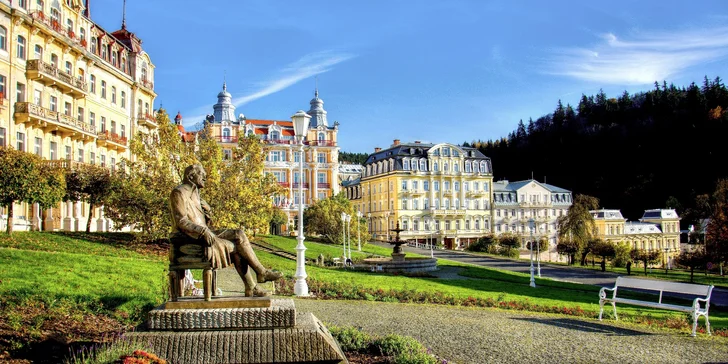 Odpočinek v klidné části Mariánských Lázní: hotel s wellness procedurami i chorvatská kuchyně
