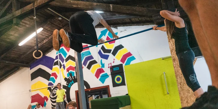 Vyzkoušej si, jaké to je být ninjou: vstup do Parkour Parku na 120 minut pro 1 i 2 osoby