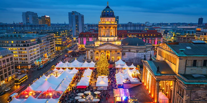 Jednodenní výlet do adventního Berlína: prohlídka památek i trhy a nákupy