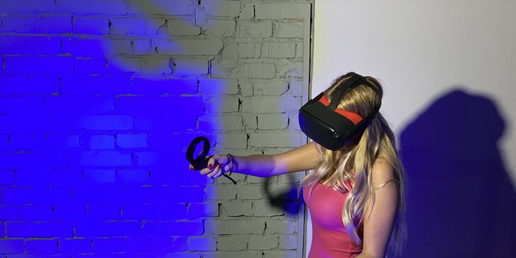 15 nebo 30 min. hraní ve virtuální realitě s bezdrátovým systémem Oculus