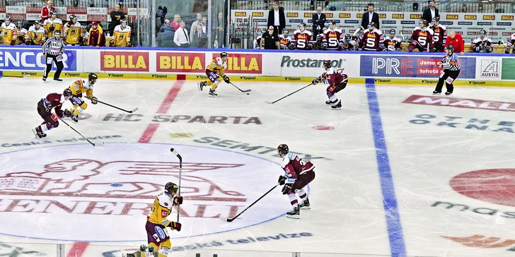 Hokej pod otevřeným nebem v Drážďanech: zápas HC Sparta Praha a HC Verva Litvínov i s cestou vlakem