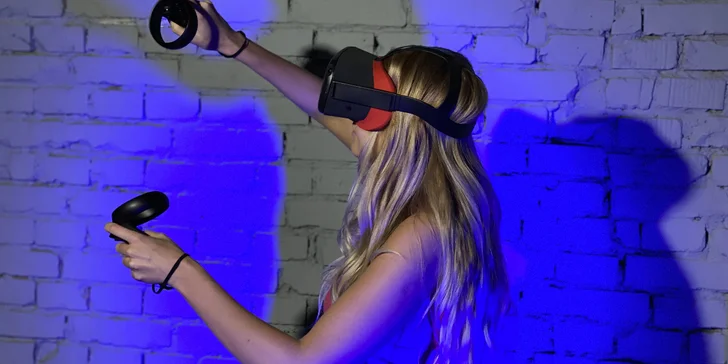 15 nebo 30 min. hraní ve virtuální realitě s bezdrátovým systémem Oculus