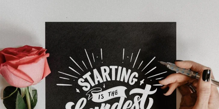 Kreslete písmena jako umělec: online kurz letteringu pro začátečníky nebo na iPadu v Procreate