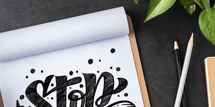Kreslete písmena jako umělec: online kurz letteringu pro začátečníky nebo na iPadu v Procreate