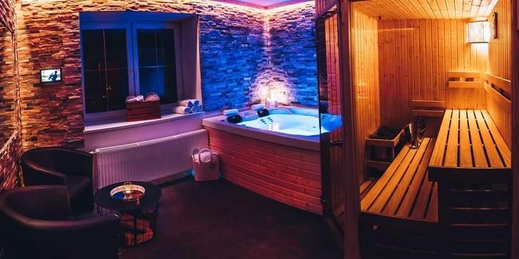 Apartmá s privátním wellness přímo na pokoji