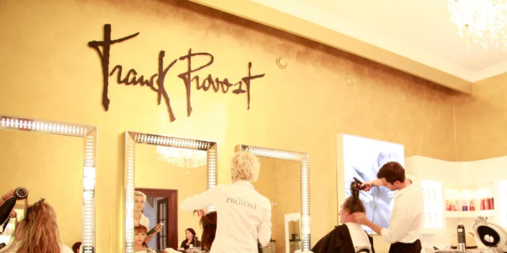 Luxusní péče o vlasy: střih nebo barvení v salonu Franck Provost přímo v Grandhotelu Pupp