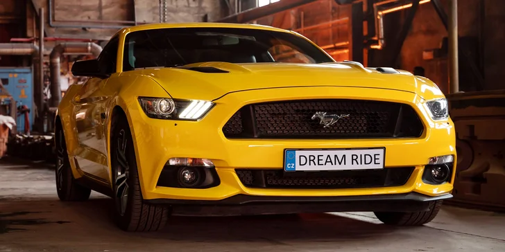 Jízda ve Fordu Mustang GT 5.0: 20 min. spolujízdy nebo až 60 min. řízení