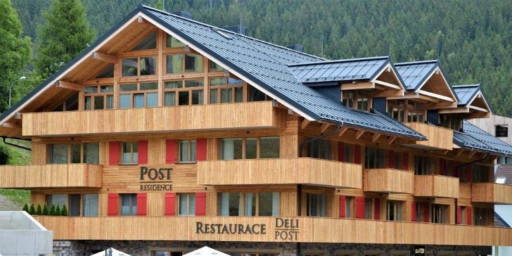 Odpočinek v Peci pod Sněžkou: pobyt pro 4–6 osob v Residenci Post s terasou
