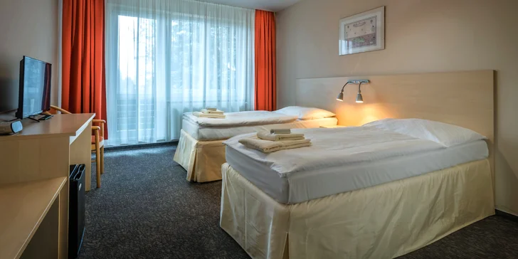 Relax v hotelu Aqua: bylinková parní sauna, plavecký bazén i polopenze