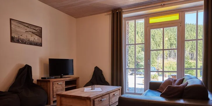 Pořádná relaxace v srdci Krkonoš: moderní Residence Sněžka s výhledem na hory