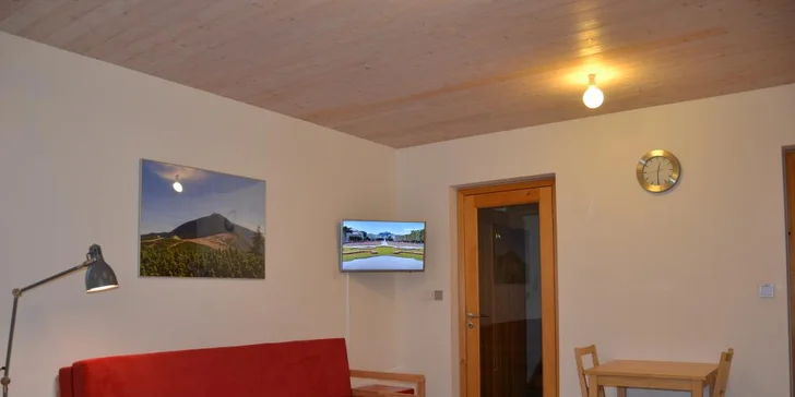 Pořádná relaxace v srdci Krkonoš: moderní Residence Sněžka s výhledem na hory