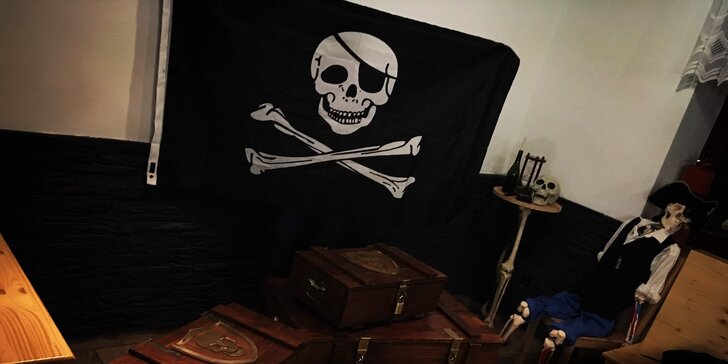Piráti: úniková hra v Lednici pro 3–10 osob, 66 minut