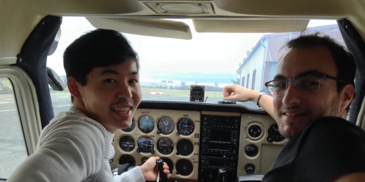 Sportovní letadlo Cessna C172: 20, 30 nebo 40 min. pilotování pro 1 osobu a možnost dalších 2 pasažérů