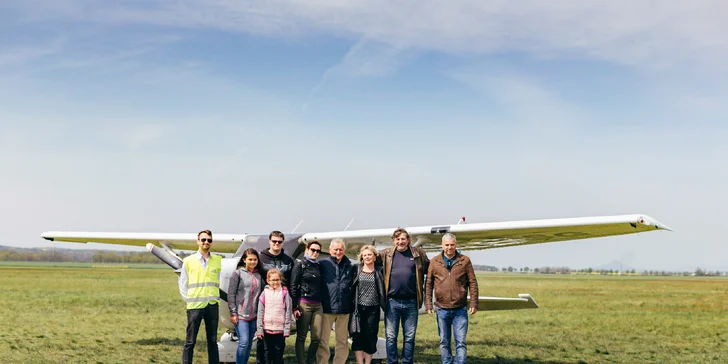 Pilotování sportovního letadla Cessna C172: 1 pilot a 2 pasažéři