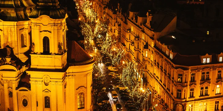 Praha romantická: elegantní hotel v srdci Starého Města se snídaní