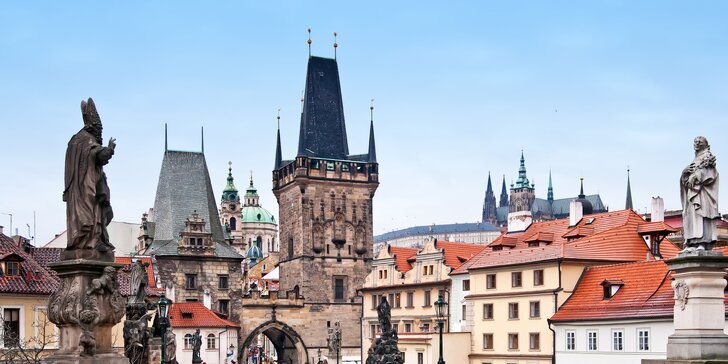 Praha romantická: elegantní hotel v srdci Starého Města se snídaní