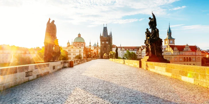 Praha romantická: elegantní hotel v srdci Starého Města se snídaní