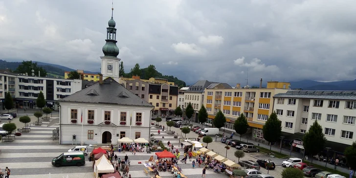 Pobyt v centru Jeseníku s polopenzí i degustačním menu pro 2 osoby
