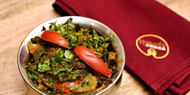 Indická masová nebo vegetariánská hostina v centru Prahy pro 2 osoby