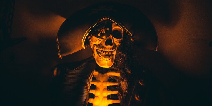 Úniková hra Mrtvý korzár až pro 5 osob: vyřešte záhadu pirátské lodi
