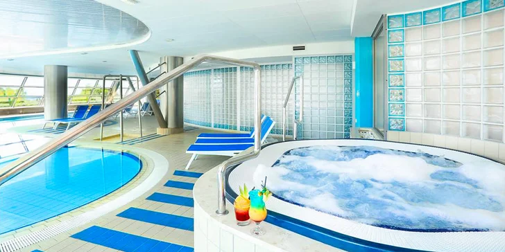 Největší atrakcí hotelu je wellness centrum. Vy sem máte po celou dobu neomezený vstup. 
