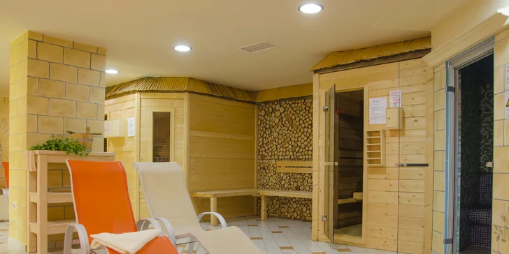 V hotelu je wellness centrum se třemi saunami (turecká, finská a infra) – můžete využít za příplatek. 