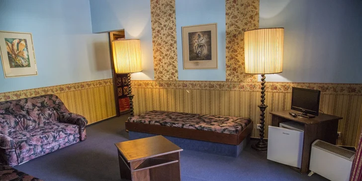 Apartmány jsou velmi prostorné.